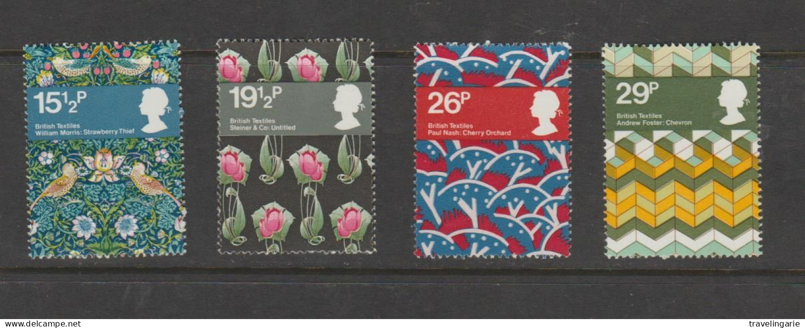 Great-Britain 1982 British Textile MNH ** - Unused Stamps