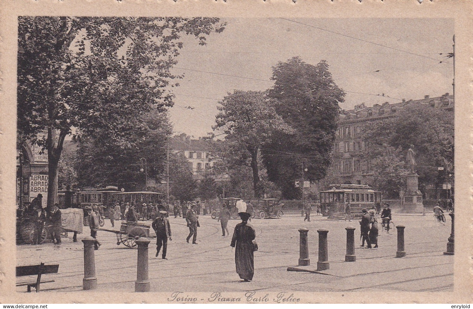 Torino Piazza Carlo Felice ( Tram ) - Autres & Non Classés