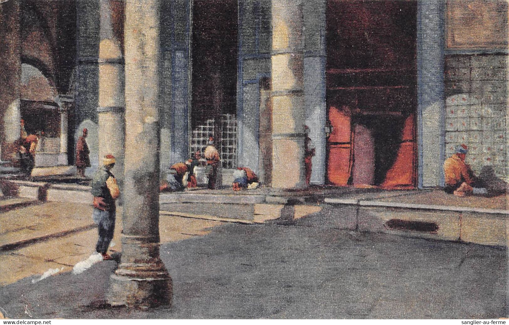 CPA / TURQUIE / CONSTANTINOPLE / ENTRANCE TO A MOSQUE - Turkije