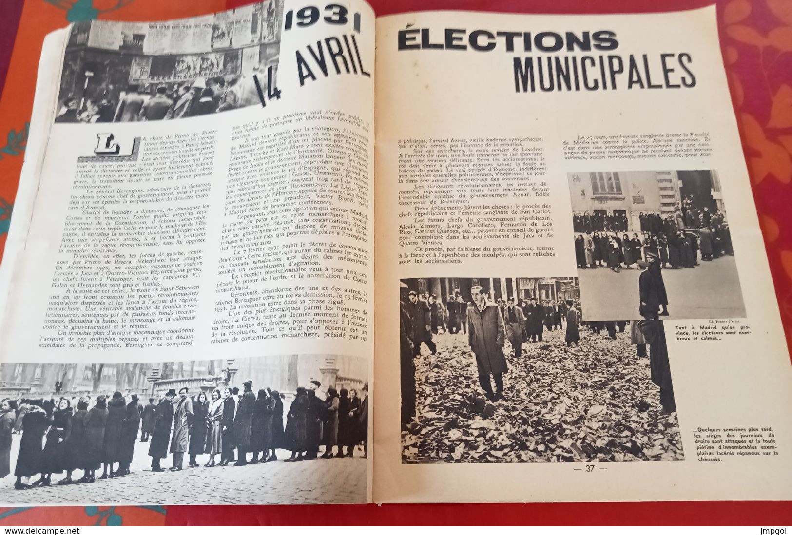 Espagne Rempart De L'Occident Juillet 1937 N° Spécial Frontières Pro Franco Et Nationalistes Charles Lesca André Nicolas - 1900 - 1949