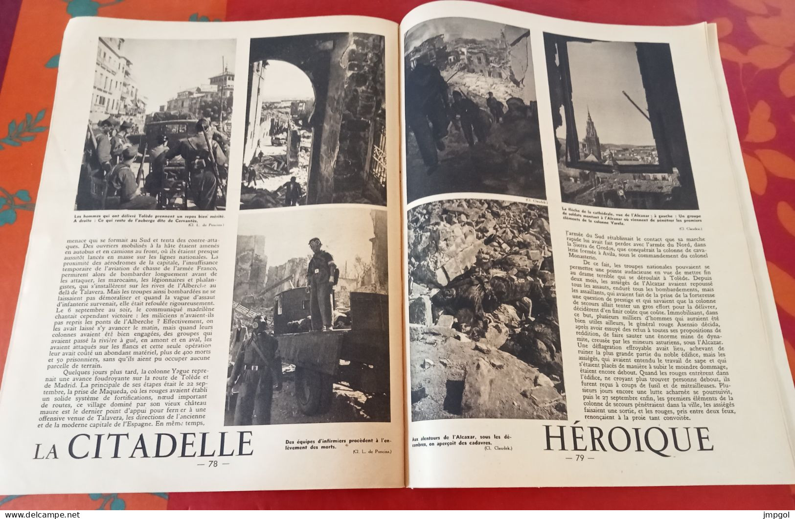 Espagne rempart de l'Occident Juillet 1937 n° spécial Frontières Pro Franco et Nationalistes Charles Lesca André Nicolas