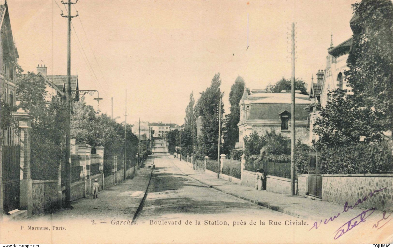 92 - GARCHES _S28340_ Boulevard De La Station Près De La Rue Civiale - Garches