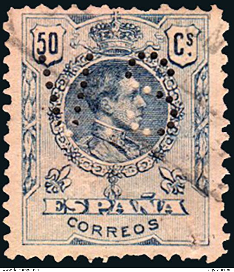 Madrid - Perforado - Edi O 277 - "V.S." (Victoriano Suarez) - Oblitérés