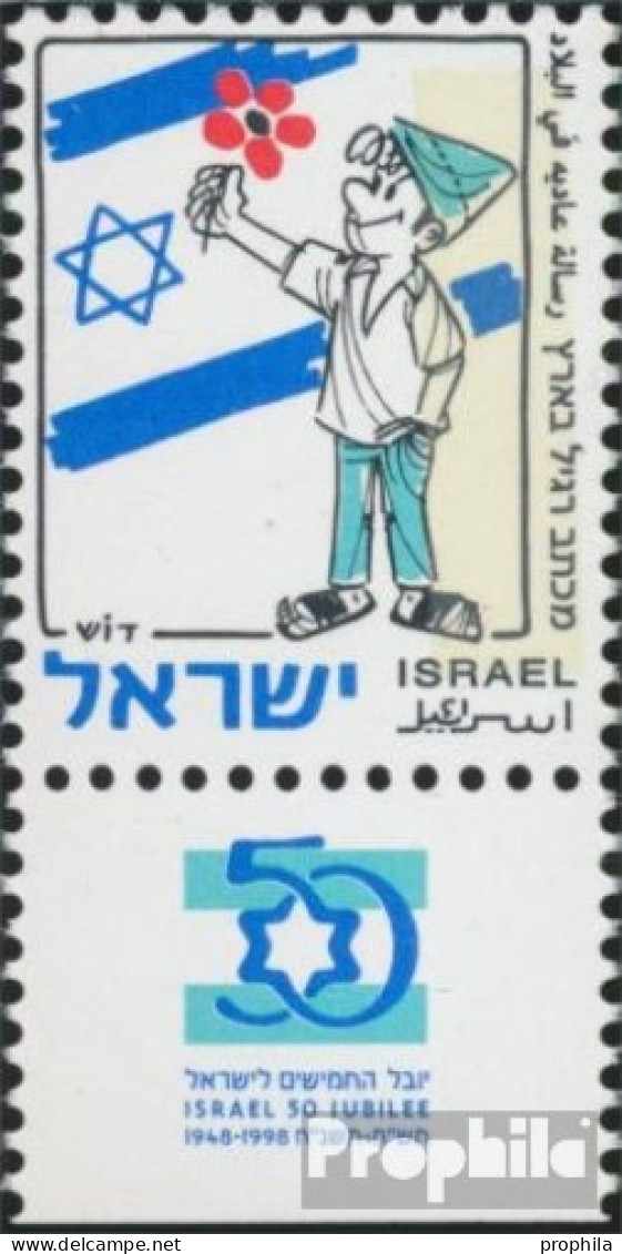 Israel 1447C Mit Tab (kompl.Ausg.) Postfrisch 1997 50 Jahre Israel - Nuevos (con Tab)