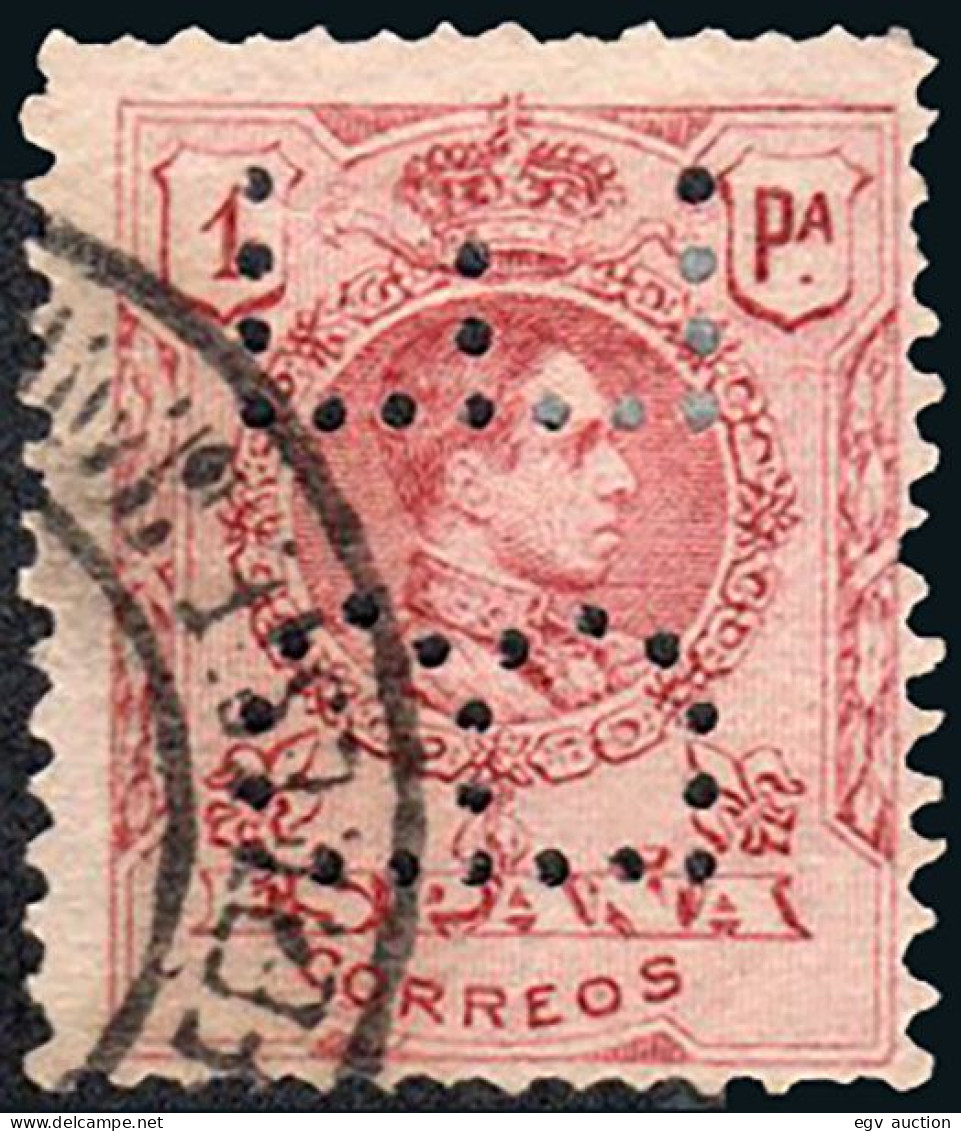 Madrid - Perforado - Edi O 278 - "B.E." (Banco) - Used Stamps