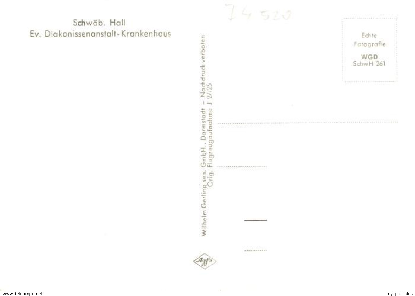 73939977 Schwaebisch_Hall Evangelische Diakonissenanstalt Krankenhaus - Schwäbisch Hall