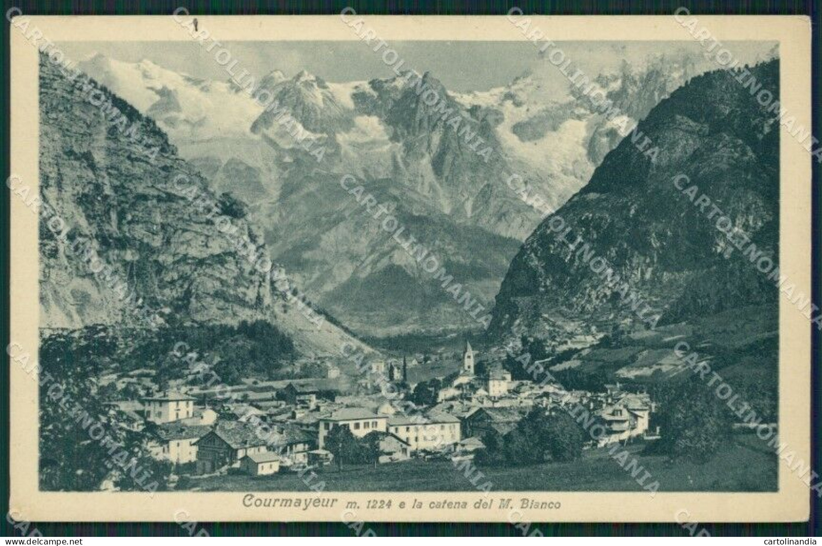 Aosta Courmayeur Cartolina KV2984 - Aosta