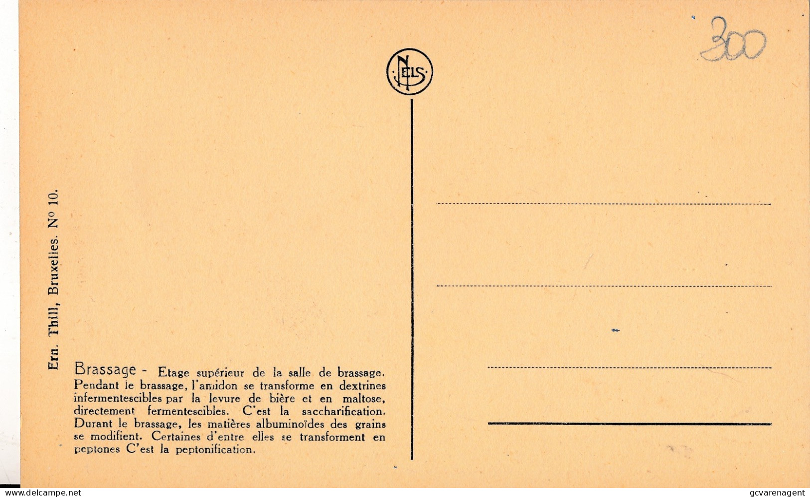 LA BRASERIE  =   ETAGE SUPERIEUR DE LA SALLE DE BRASSAGE           2 AFBEELDINGEN - Industrie