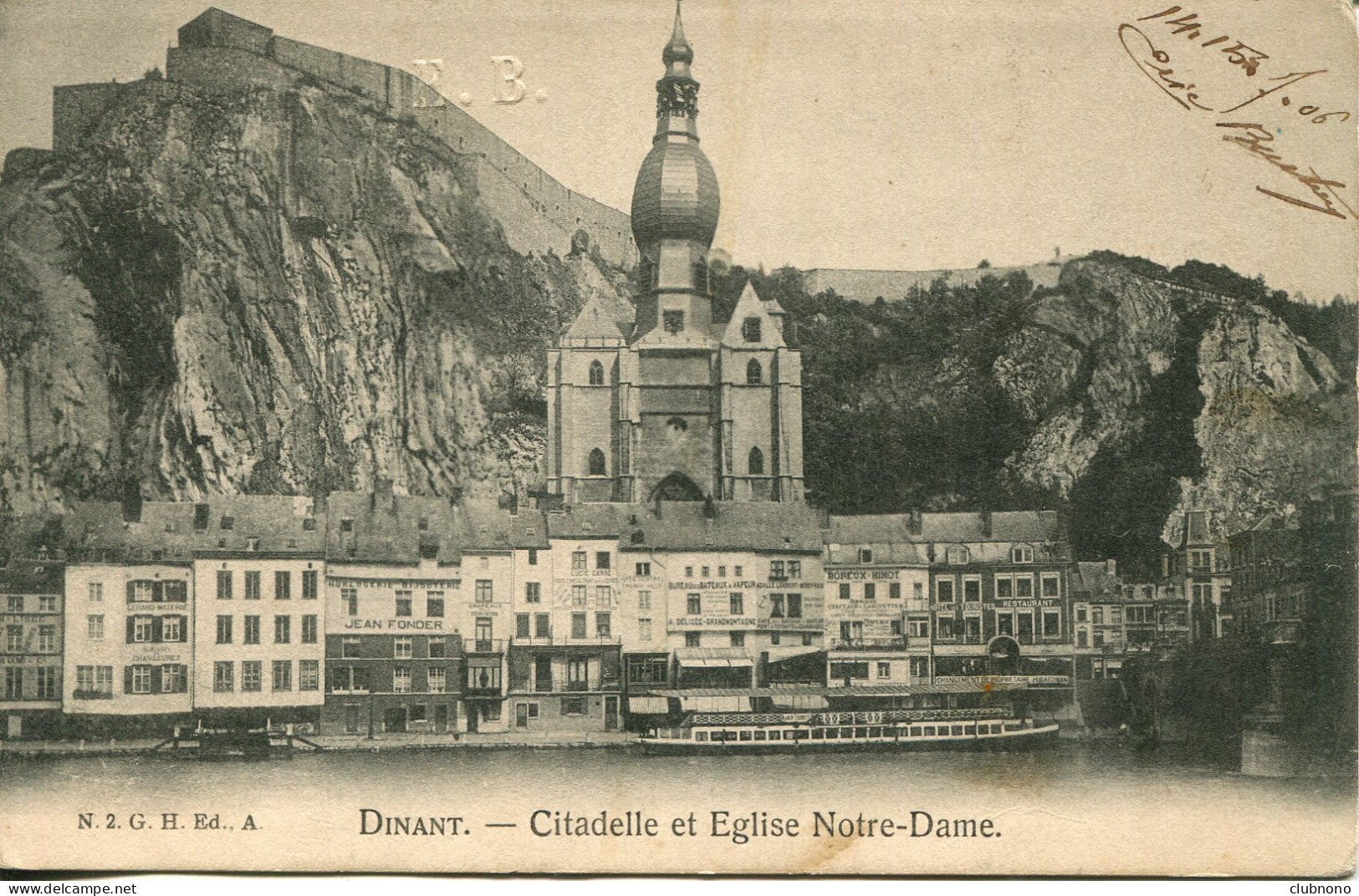 CPA - DINANT - CITADELLE ET EGLISE NOTRE DAME - Dinant