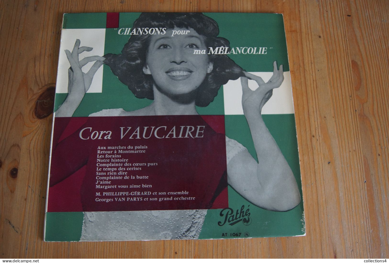 CORA VAUCAIRE CHANSONS POUR MA MELANCOLIE 25 CM 1956 LEO FERRE - Altri - Francese