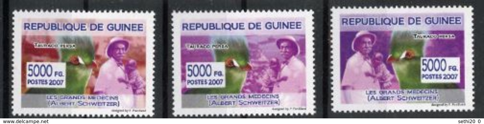 Guinée 2007 Nobel Albert Schweitzer MNH - Nobelpreisträger