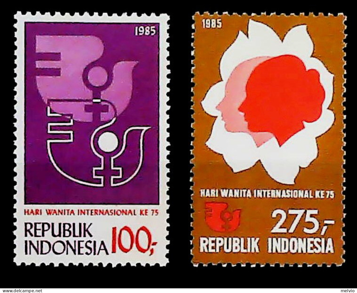 1985-Indonesia (MNH=**) Giornata Donna - Indonesien