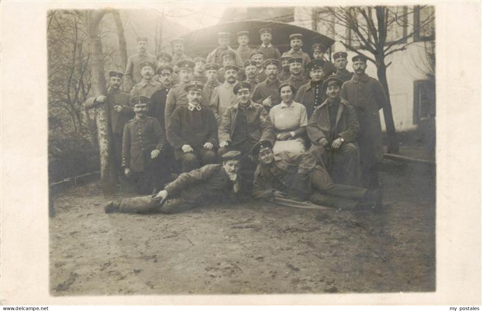 73939888 Ehrang_Trier Soldaten Gruppenfoto Feldpost - Trier