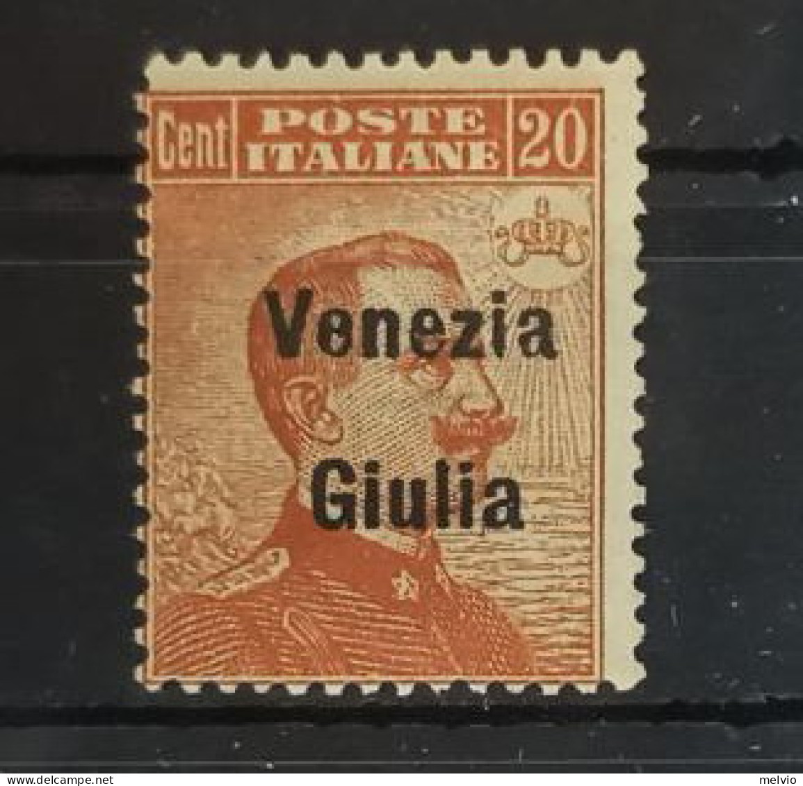 1918-Venezia Giulia (MNH=**) 20c.arancio - Venezia Giulia