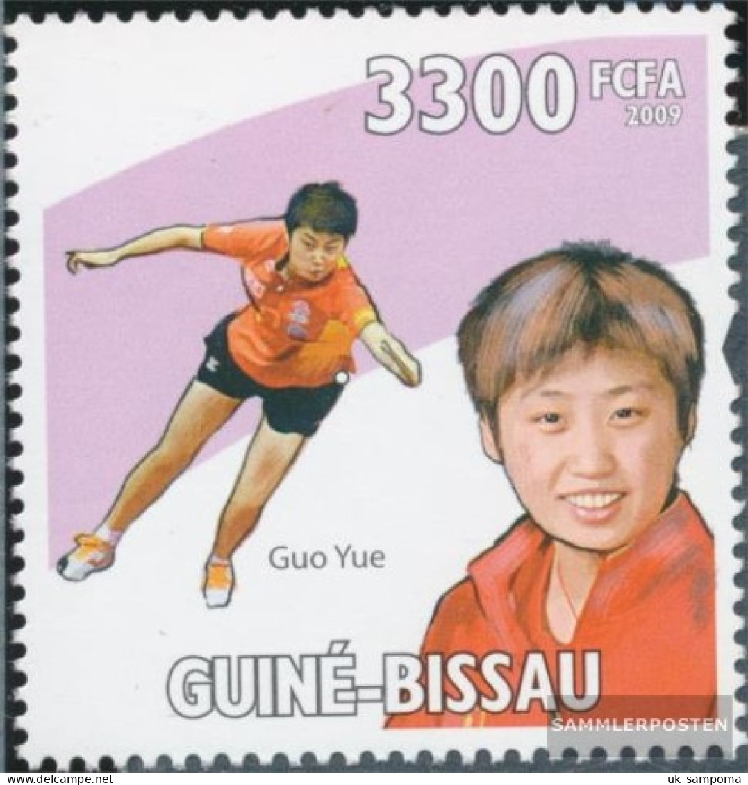 Guinea-Bissau 4479 (complete. Issue) Unmounted Mint / Never Hinged 2009 Tischtennismeister - Guinea-Bissau