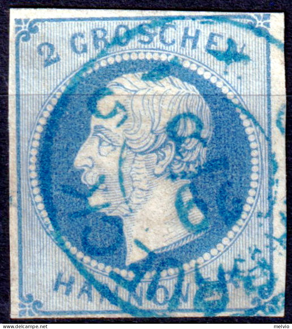 1859 GERMANIA HANNOVER G.2 Usato - Hanovre