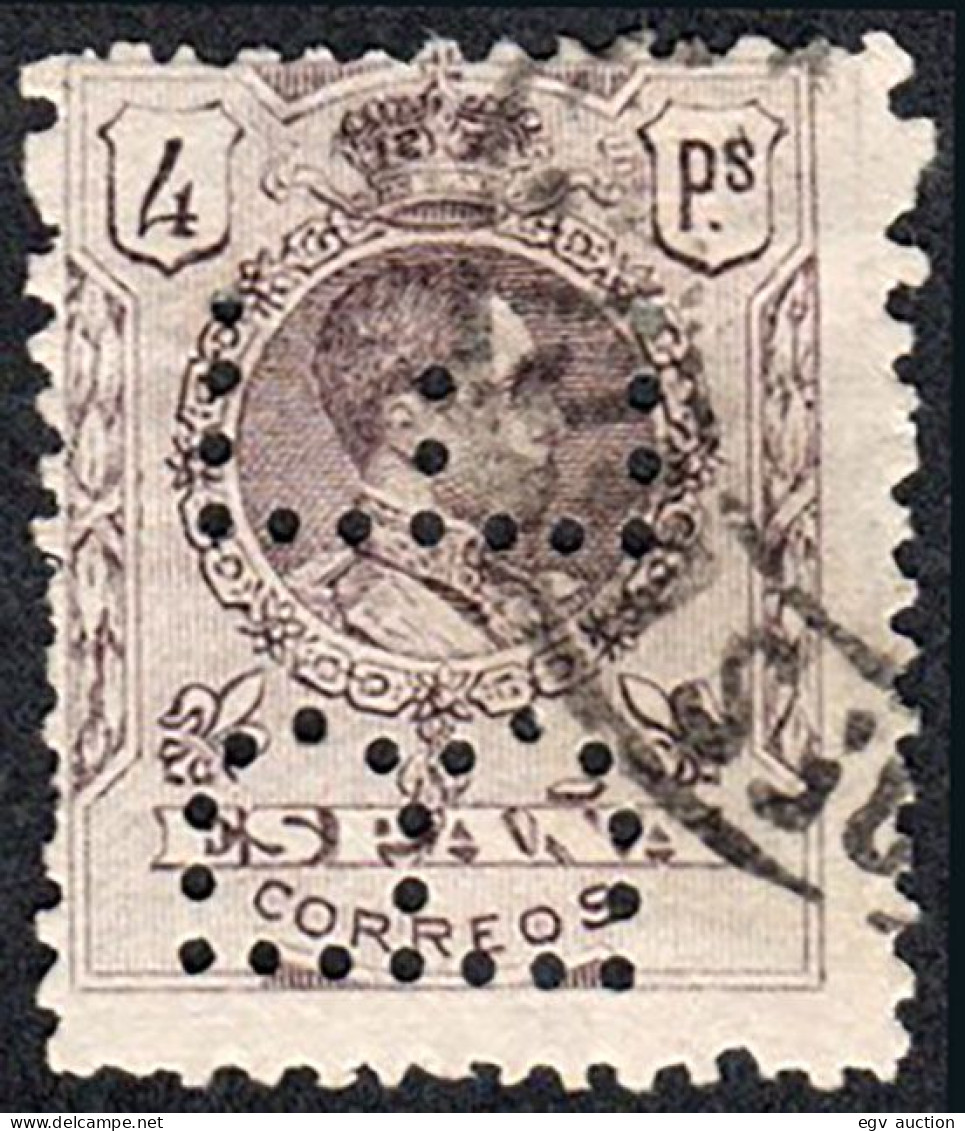 Madrid - Perforado - Edi O 279 - "BE" (Banco) - Used Stamps