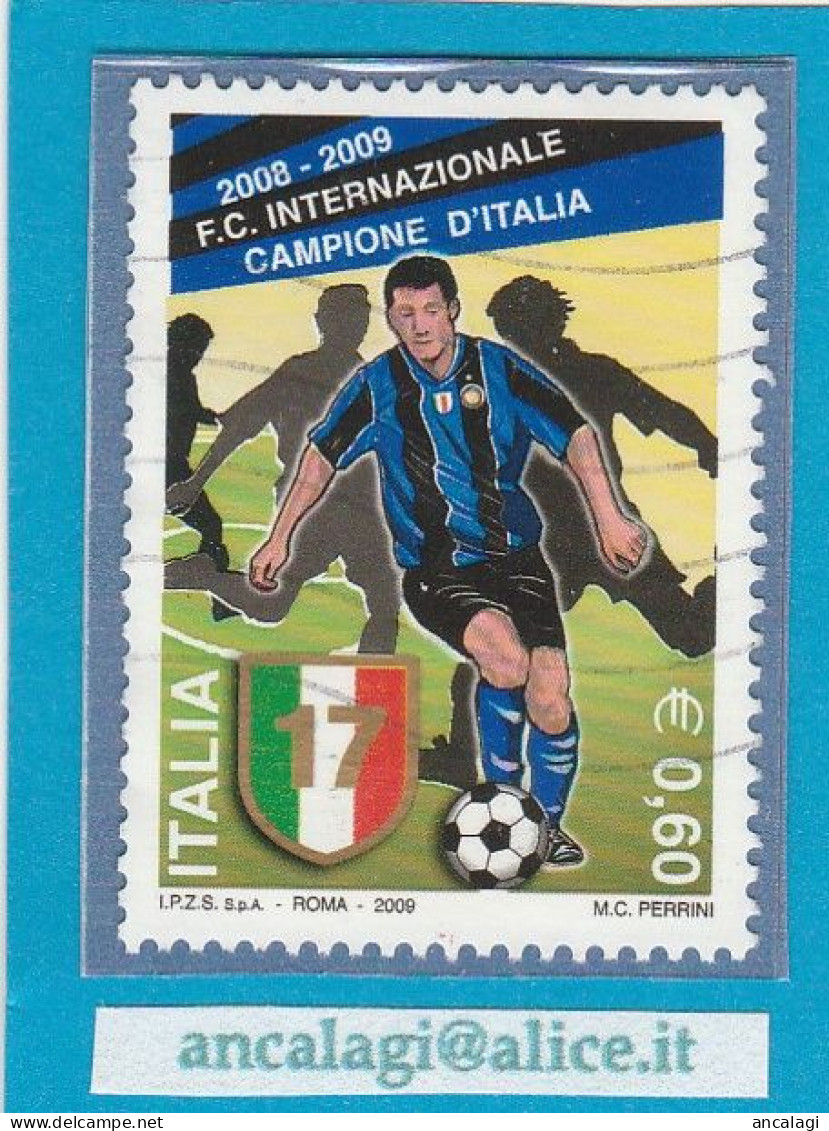 USATI ITALIA 2009 - Ref.1124 "INTER CAMPIONE D'ITALIA" 1 Val. - - 2001-10: Used