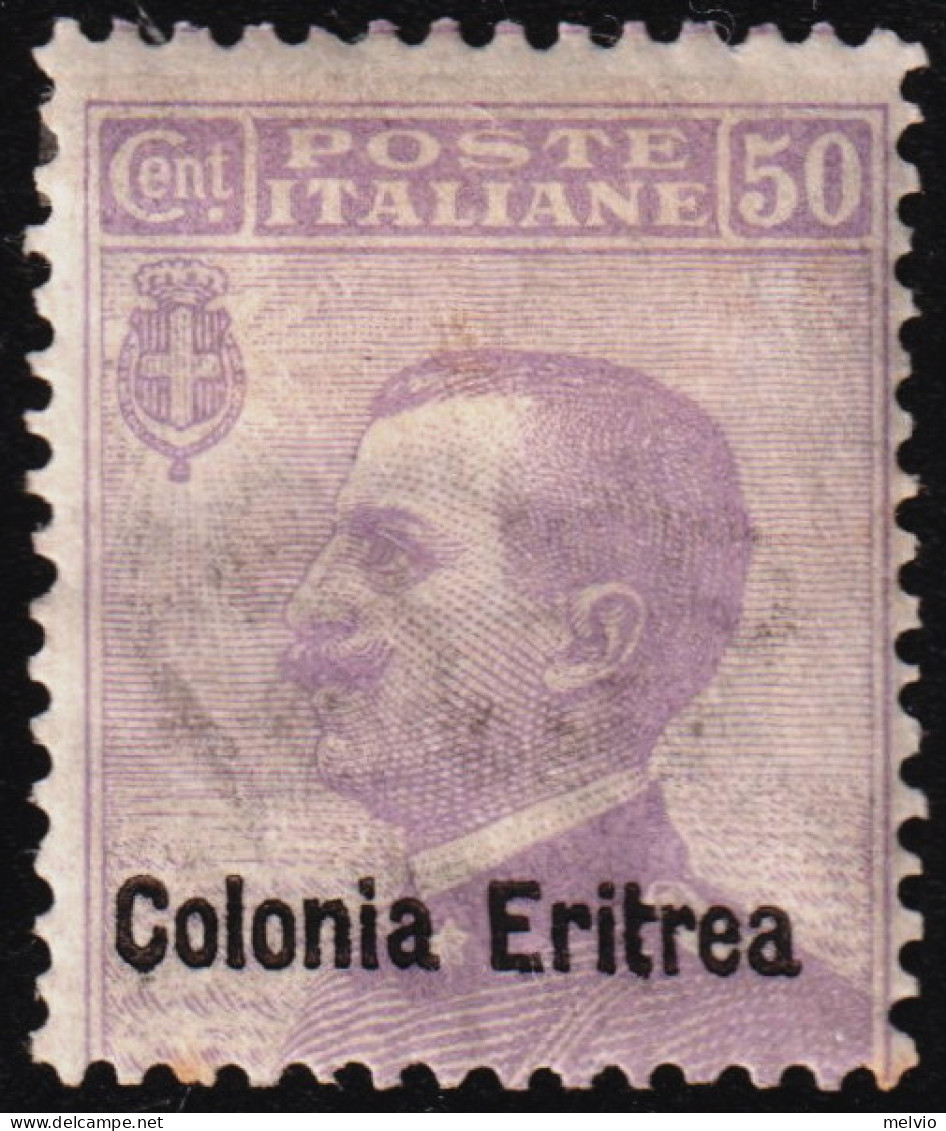 1918-Eritrea (MLH=*) 50c. Tipo Michetti - Erythrée