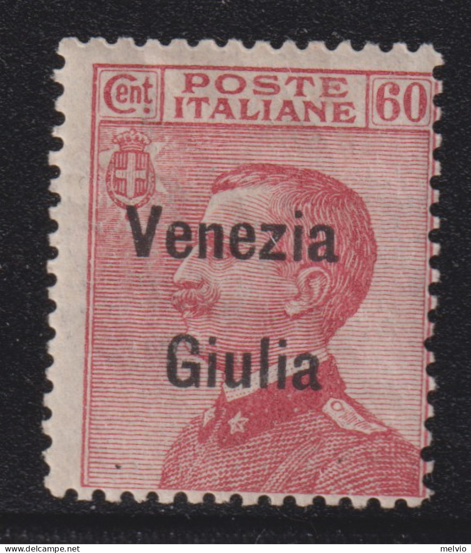 1918-Venezia Giulia (MLH=*) 60c. Carminio - Vénétie Julienne