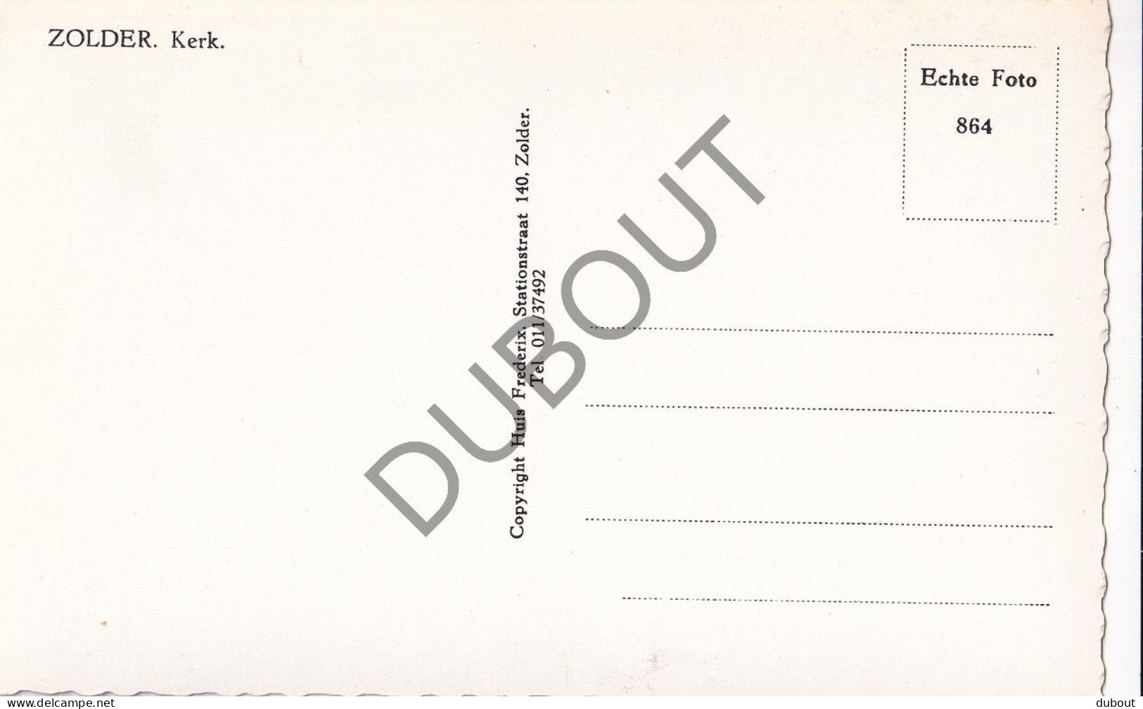 Postkaart - Carte Postale - Zolder - Kerk   (C5918) - Heusden-Zolder