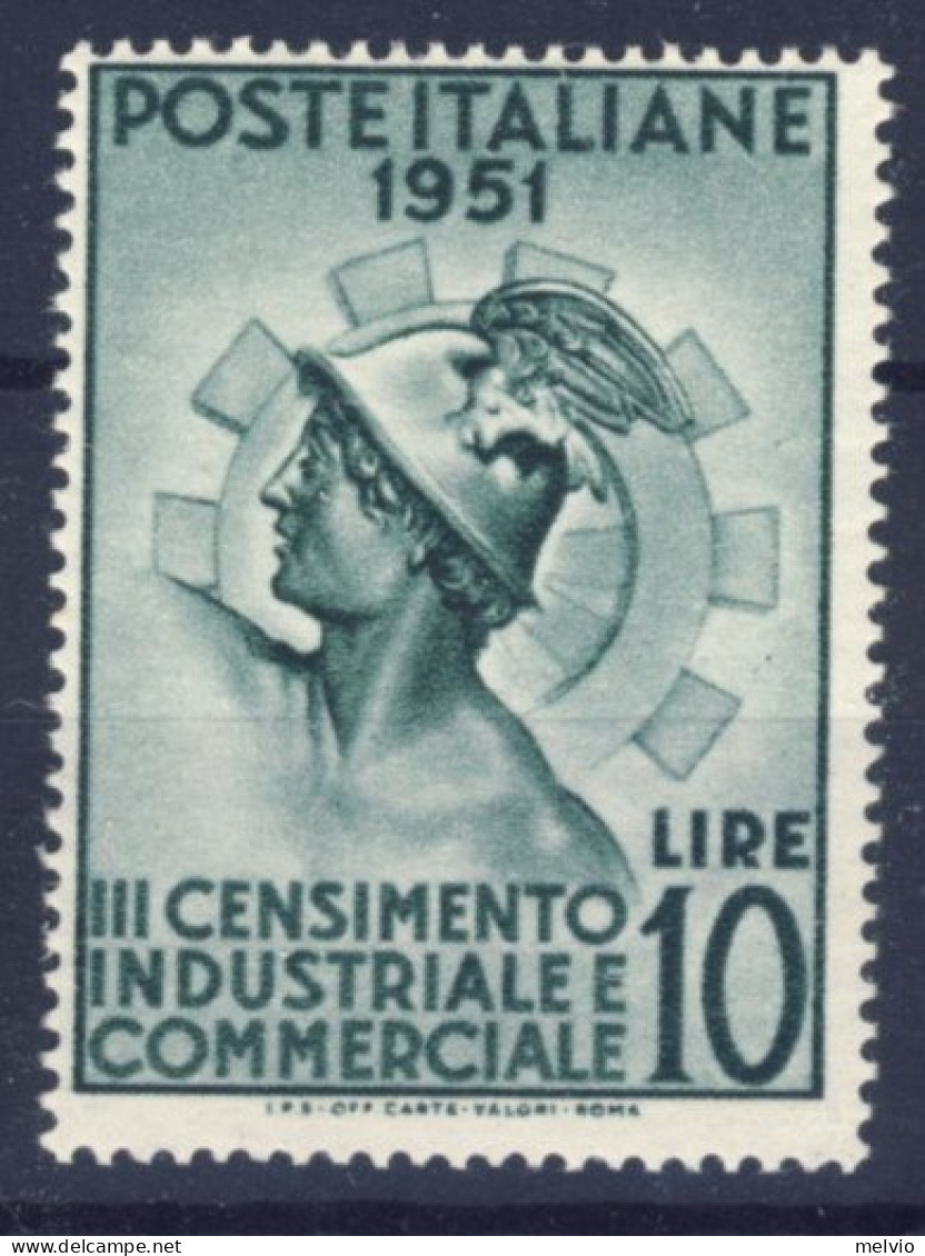 1948-Italia (MNH=**) Serie 1 Valore Censimento - 1946-60: Nuovi