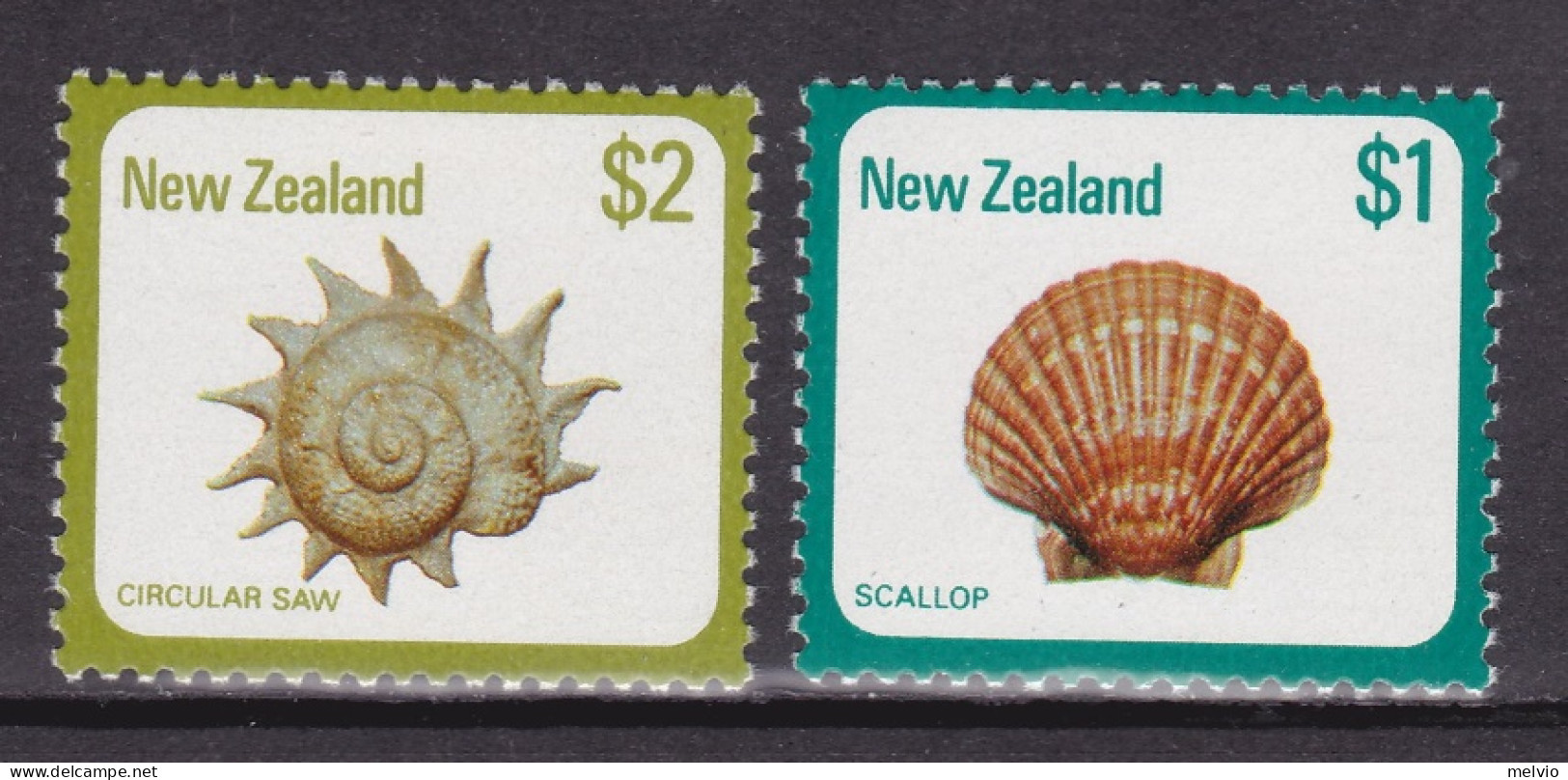 1979-Nuova Zelanda (MNH=**) S.2v."Conchiglie II°s." - Other & Unclassified