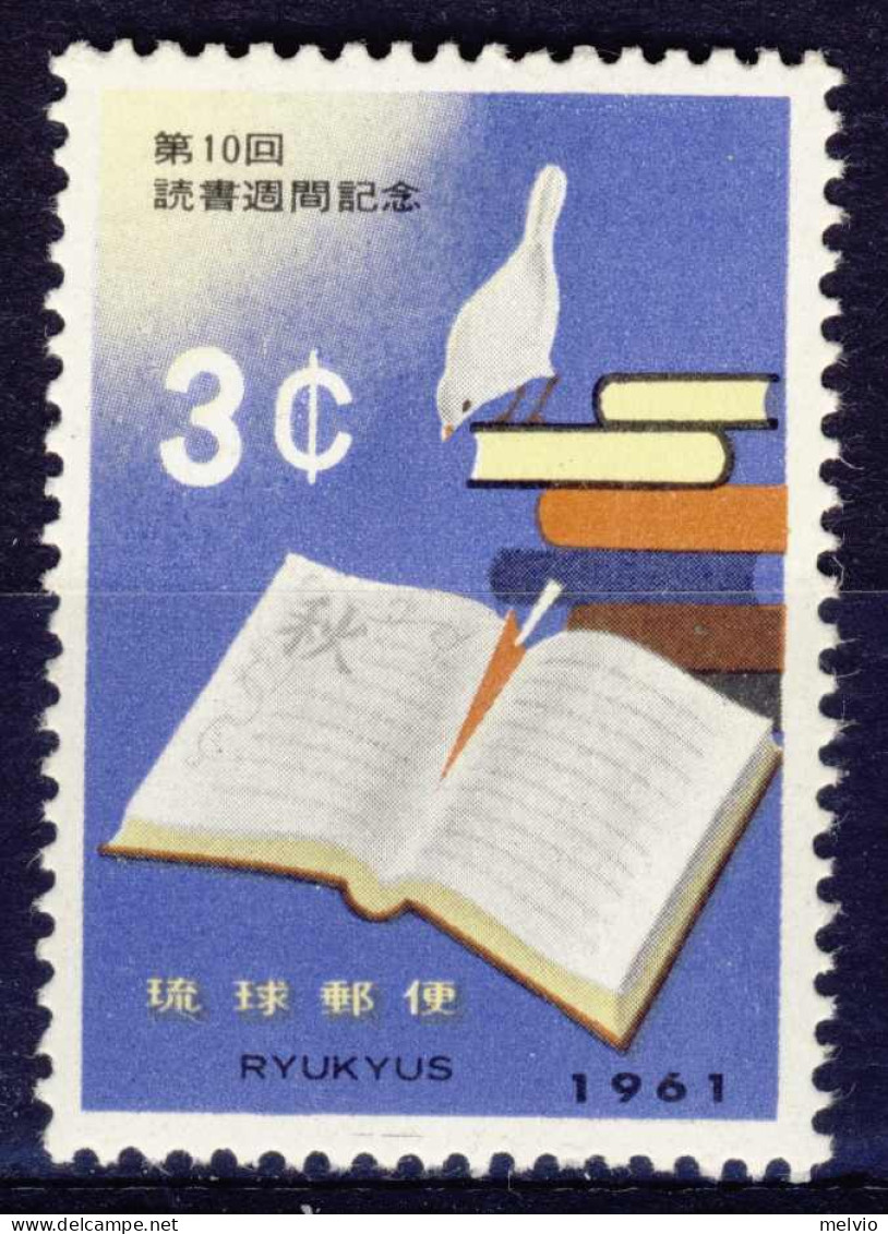 1961-Giappone (MNH=**) S.1v."book Week" - Andere & Zonder Classificatie