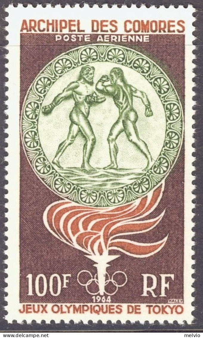 1964-Arcipelago Delle Comore (MNH=**) S.1v." Olimpiadi Di Tokyo" - Comoren (1975-...)
