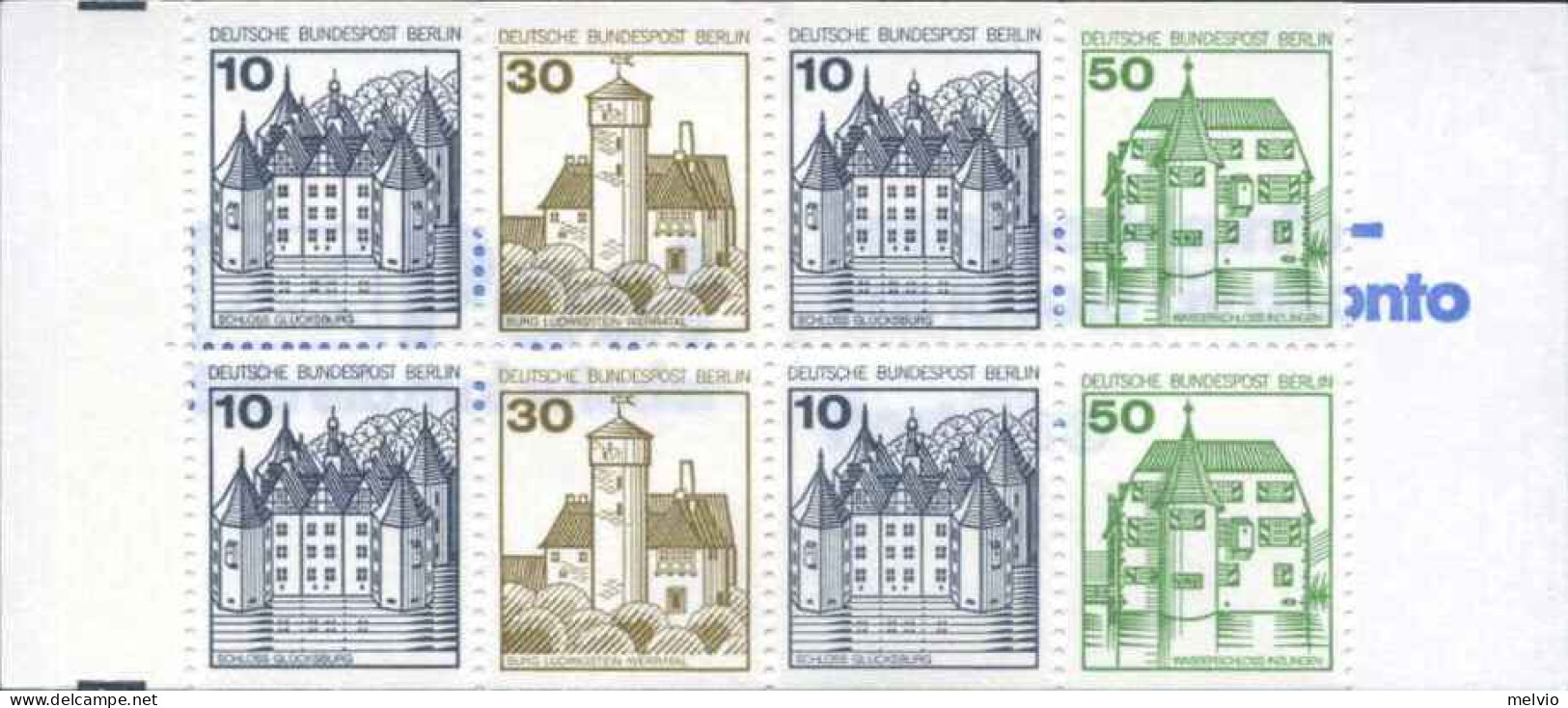 1977-Germania (MNH=**) Libretto 2DM Con La Pubblicità "Post Giro" - Unused Stamps