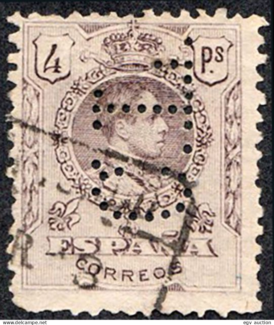 Madrid - Perforado - Edi O 279 - "C.L." Grande (Banco) - Used Stamps