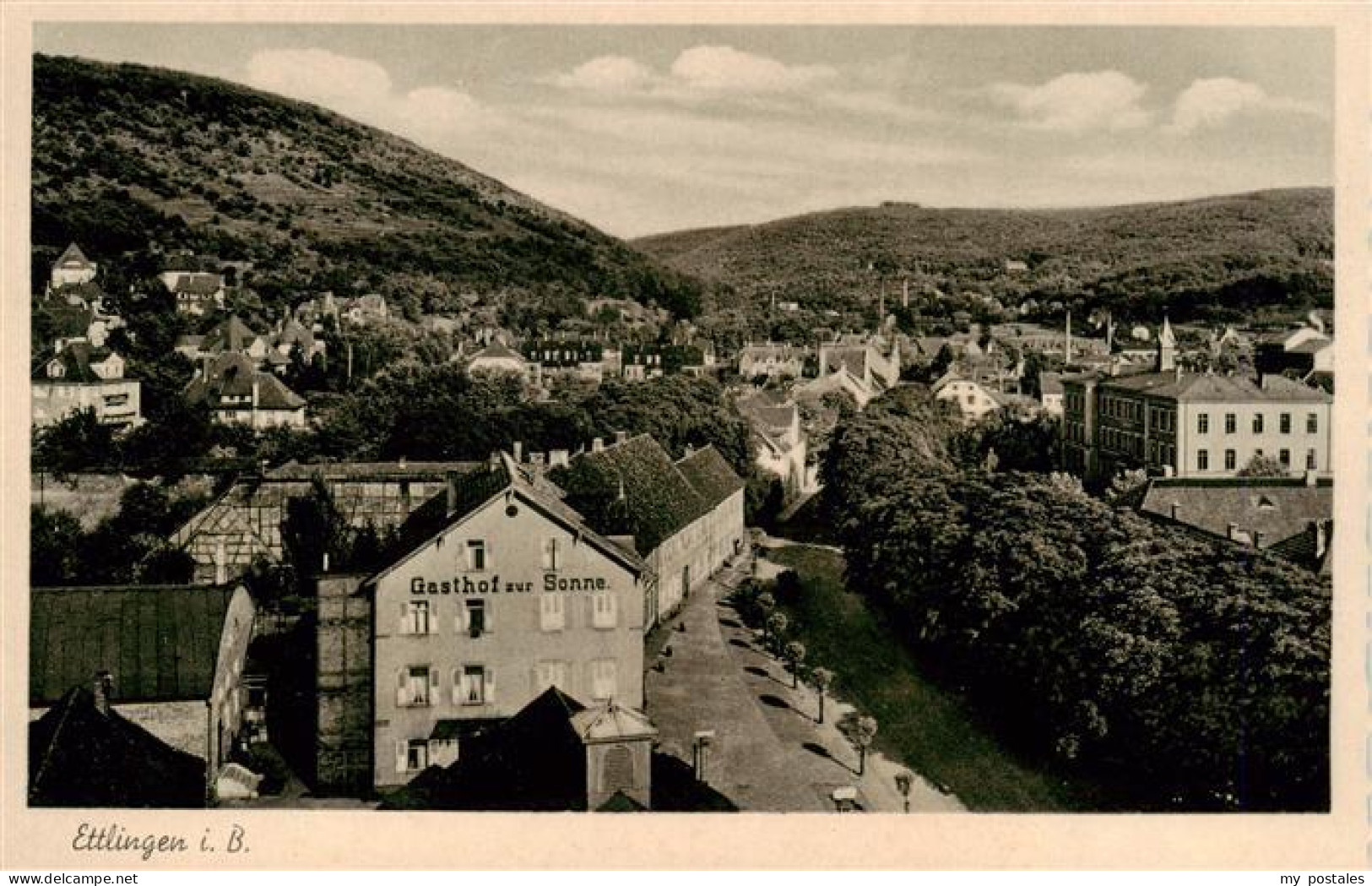 73939648 Ettlingen Panorama Gasthof Zur Sonne - Ettlingen