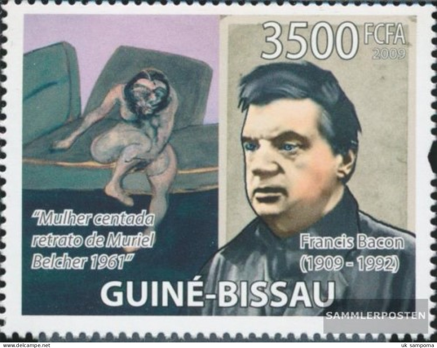 Guinea-Bissau 4162 (complete. Issue) Unmounted Mint / Never Hinged 2009 Francis Bacon - Guinea-Bissau