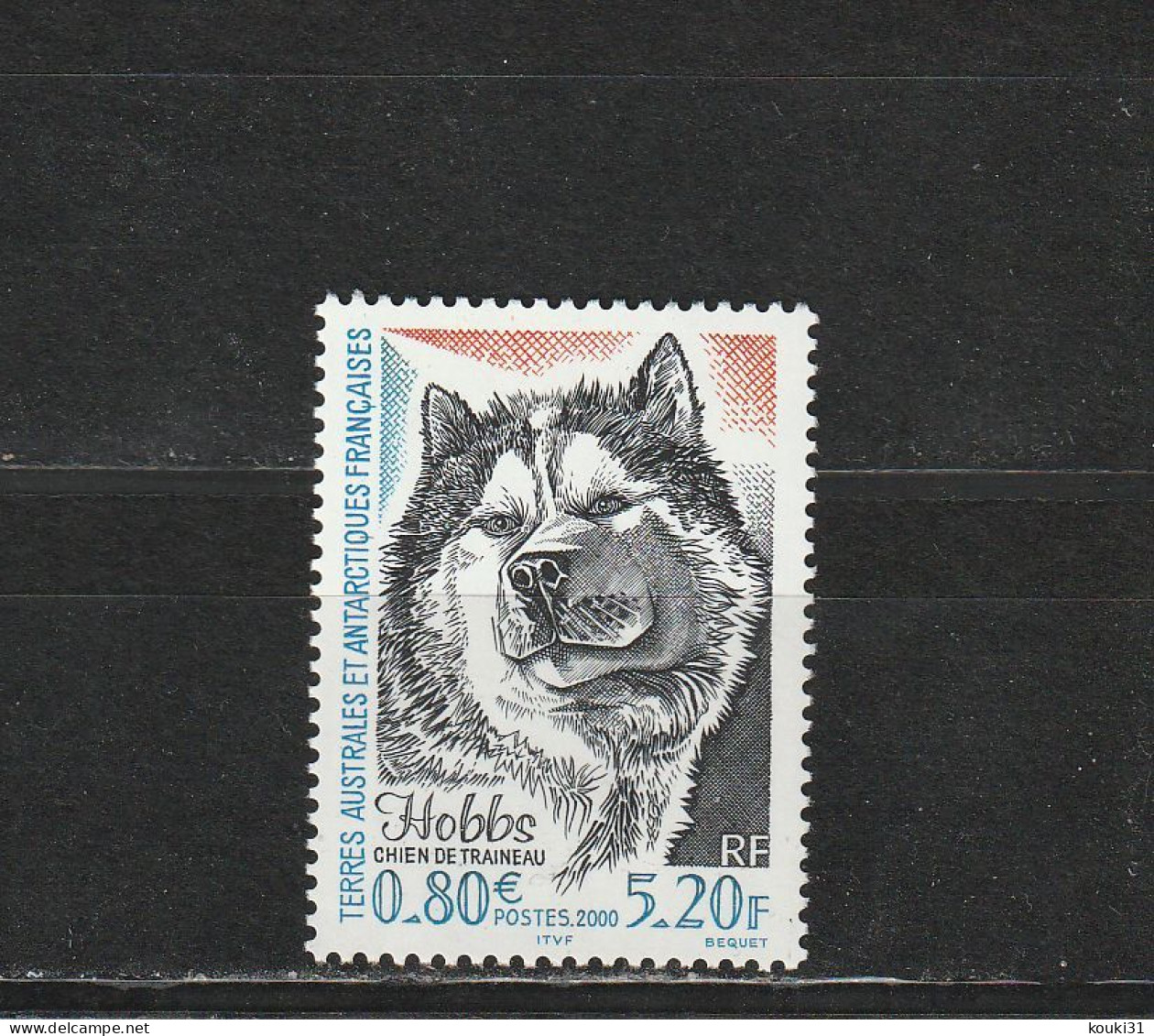 TAAF YT 265 ** : Chien De Traineau - 2000 - Unused Stamps