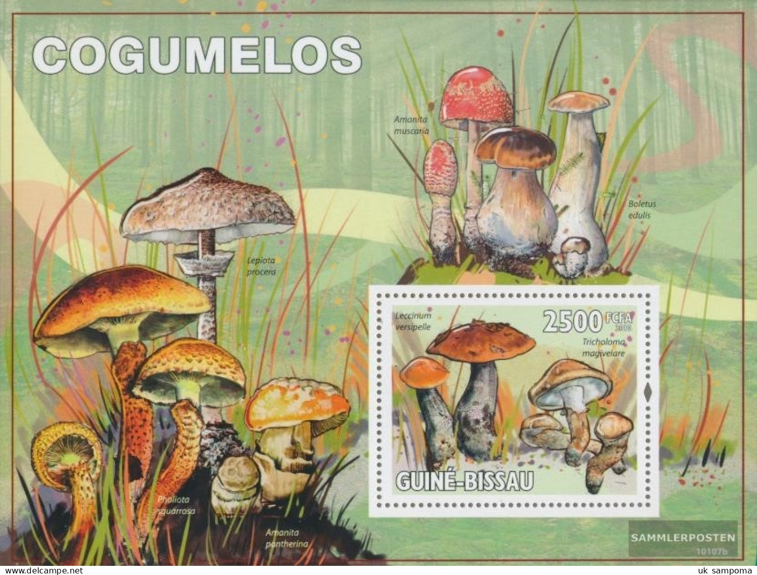 Guinea-Bissau Miniature Sheet 752 (complete. Issue) Unmounted Mint / Never Hinged 2010 Mushrooms - Guinée-Bissau