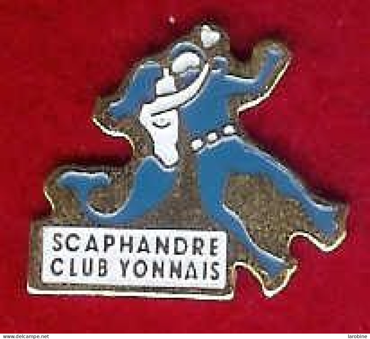 @@ Sirène Plongeur Scaphandre Du Club YONNAIS (2x2.2) @@pl443b - Tauchen