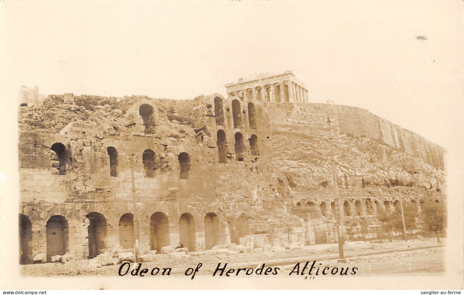 CPA / GRECE / CARTE PHOTO / ODEON OF HERODES ATTICOUS - Griechenland