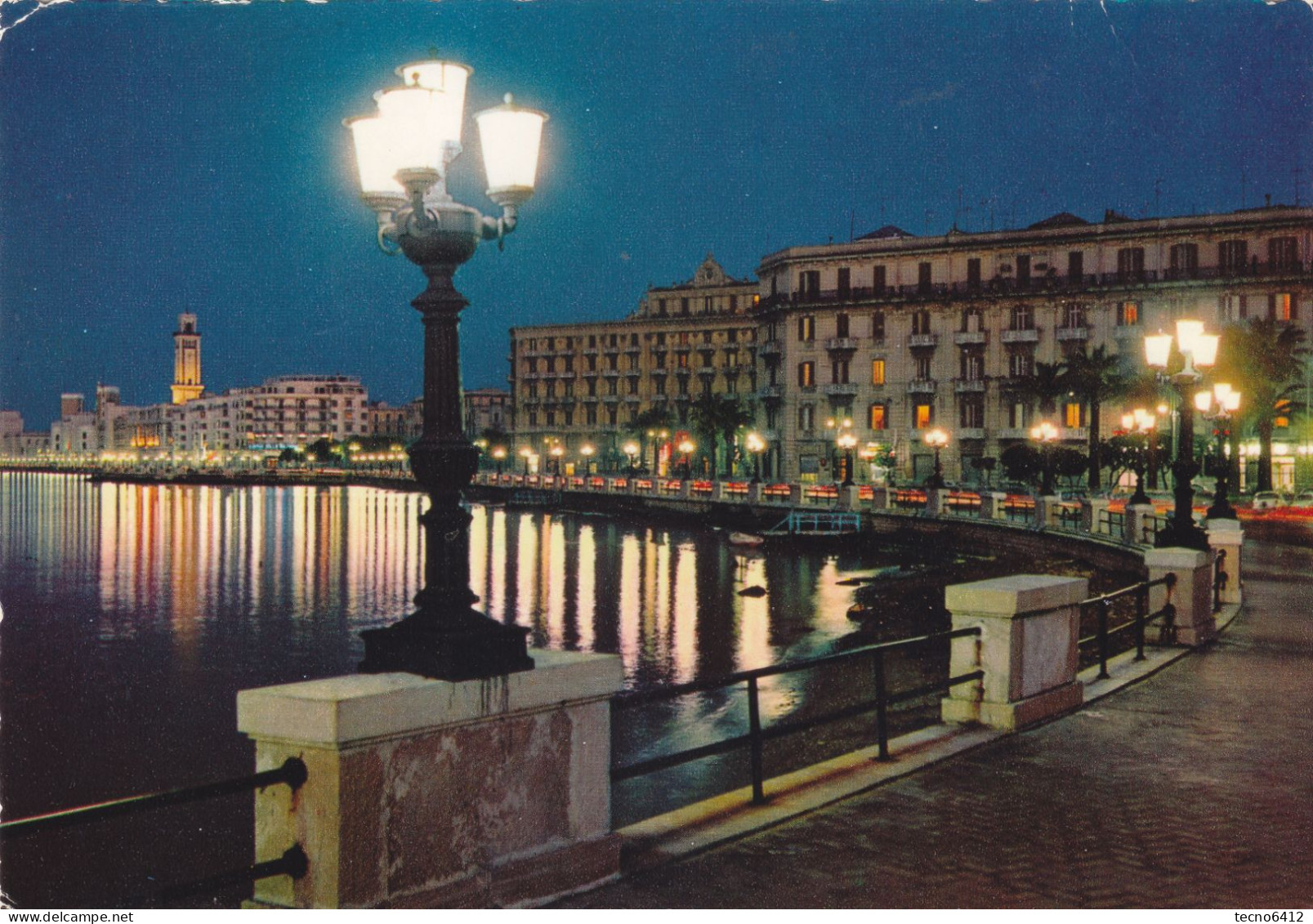 Bari - Notturno Lungomare - Viaggiata - Bari