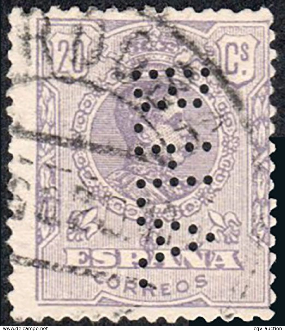 Madrid - Perforado - Edi O 290 - "B.H.A" Pequeño (Banco) - Used Stamps