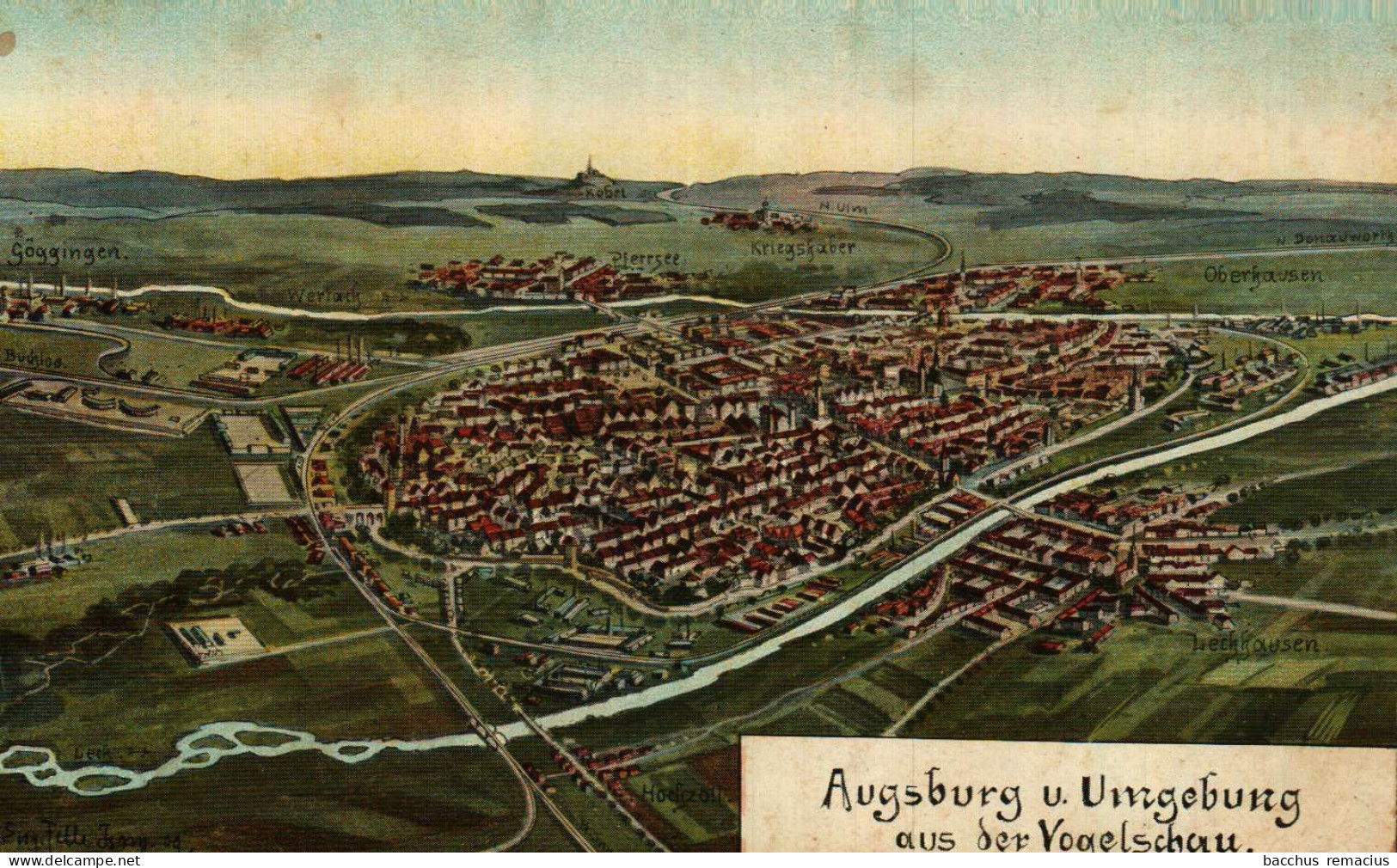 AUGSBURG U.Umgebung Aus Der Vogelschau - Augsburg