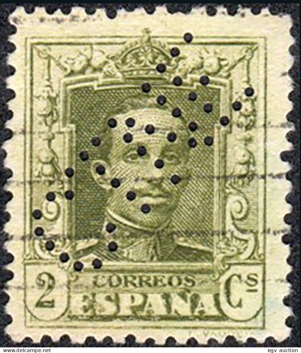 Madrid - Perforado - Edi O 310 - "CTNE" (Telefónica) - Oblitérés