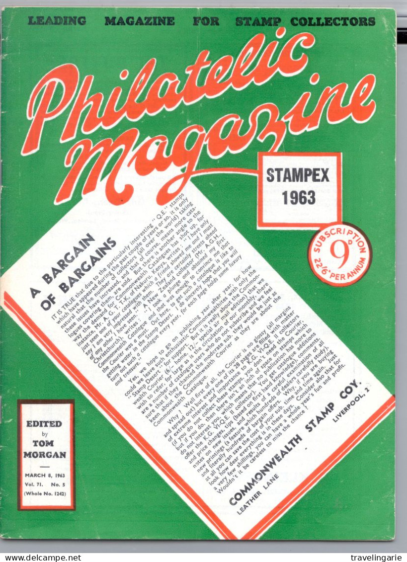 Philatelic Magazine Vol. 71 No. 5 1963 - English (from 1941)