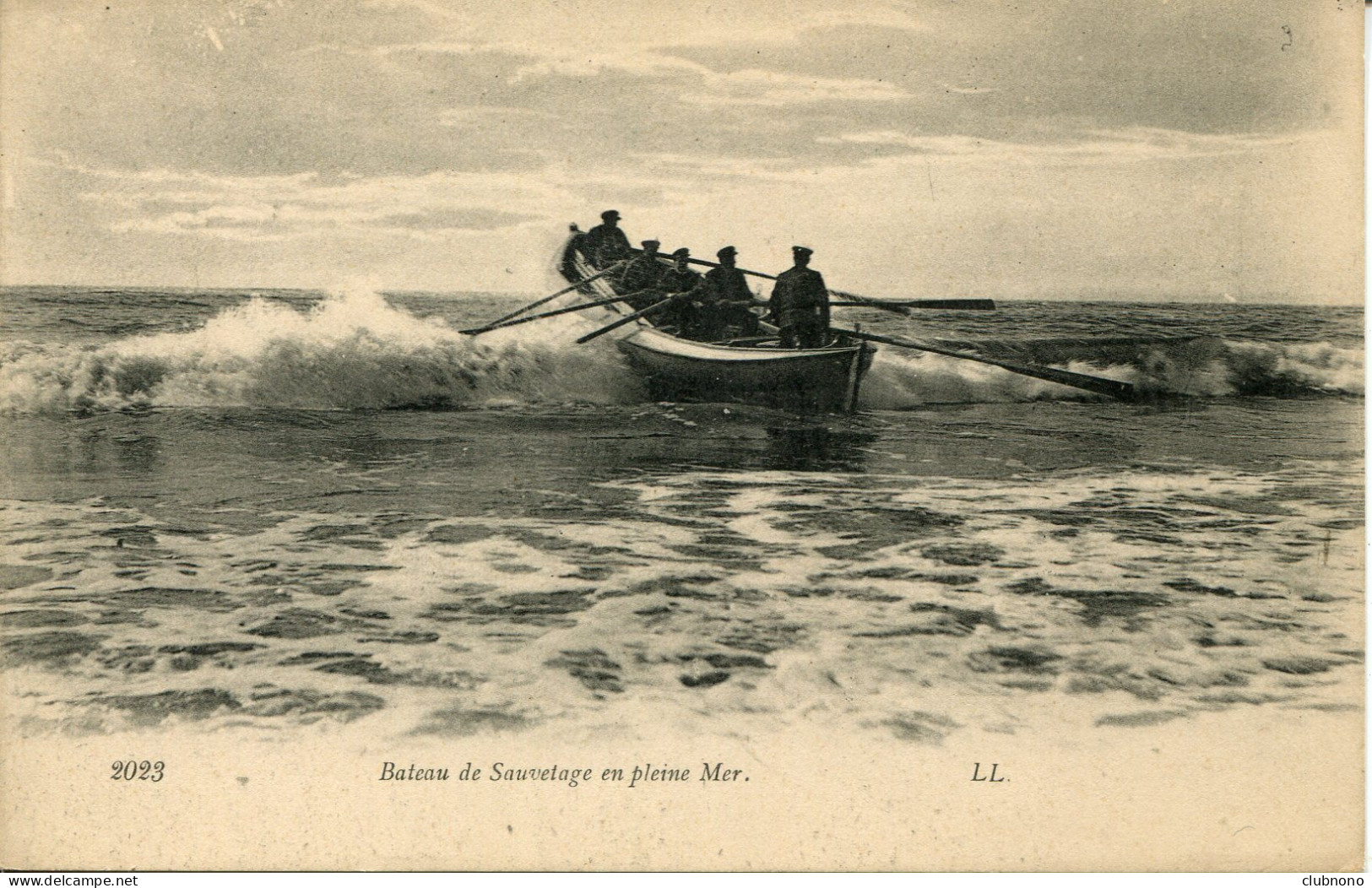 CPA -   BATEAU DE SAUVETAGE EN PLEINE MER - Autres & Non Classés