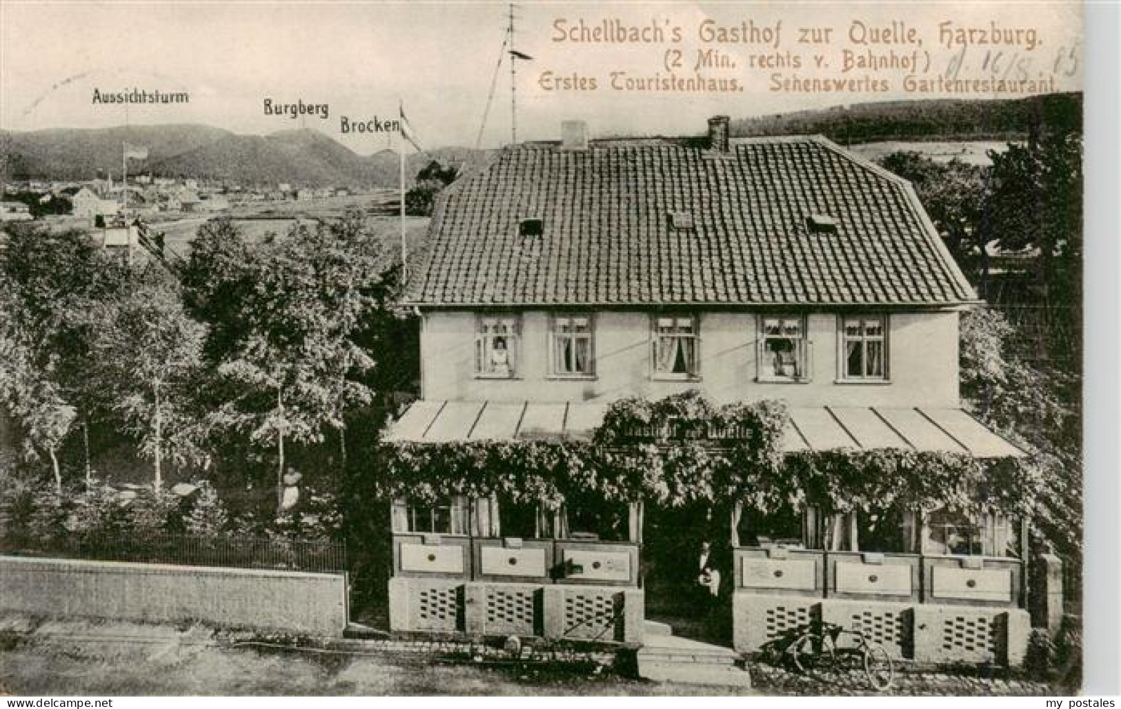 73939467 Harzburg_Bad Schellbachs Gasthof Zur Quelle Aussichtsturm Burgberg Broc - Bad Harzburg