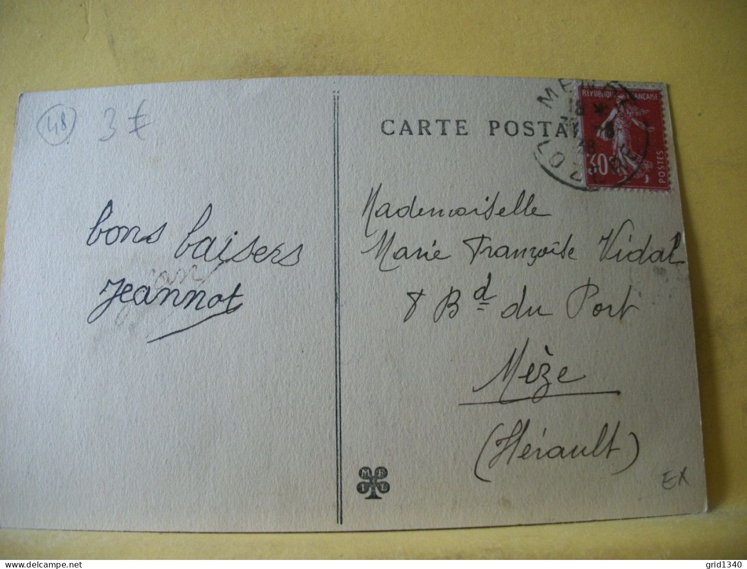 48 8061 CPA 1938 - 48 MENDE - RUE DE LA BANQUE, AVENUE DES CASERNES - ANIMATION - Mende