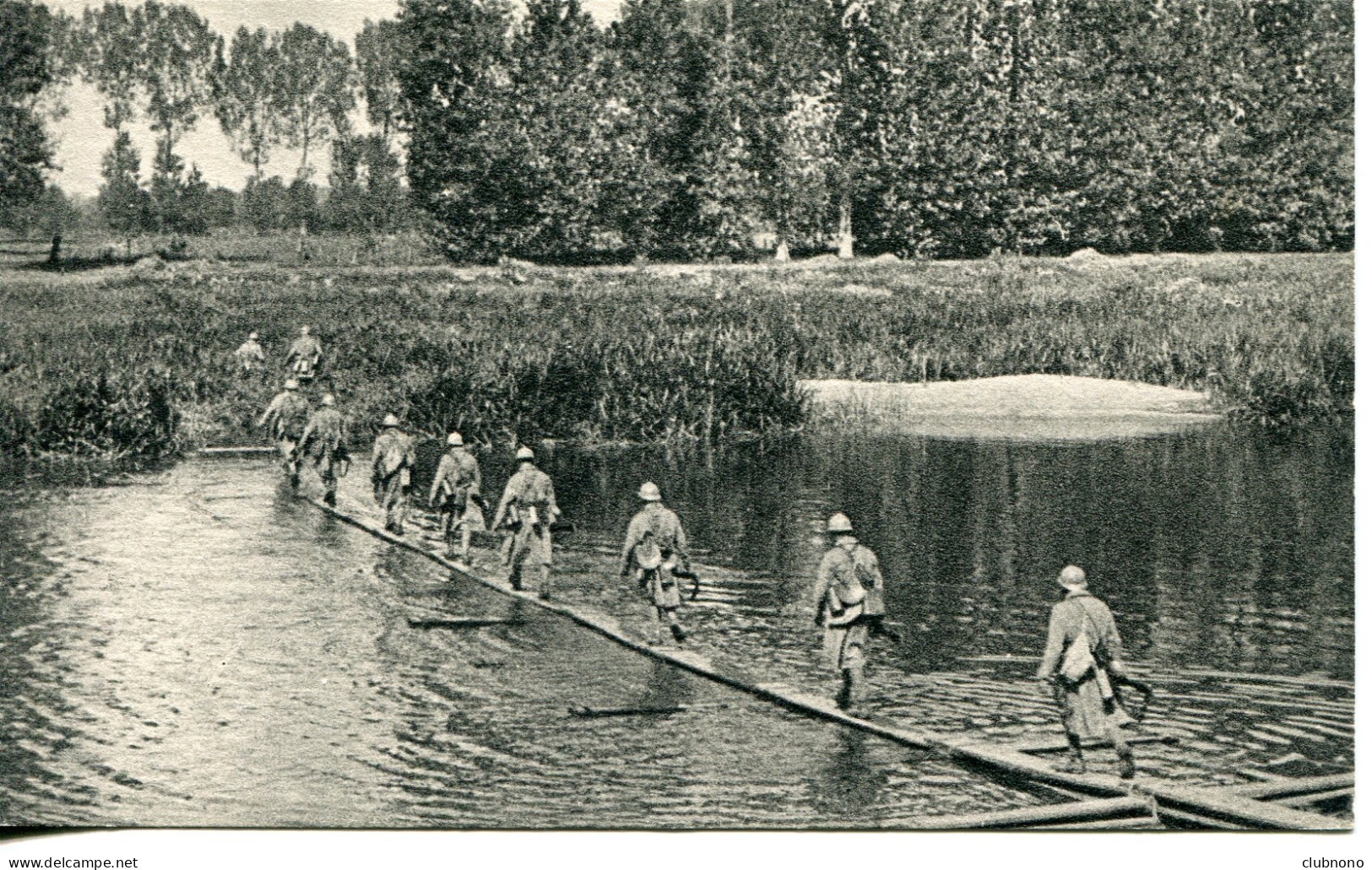 CPA - PASSERELLE LEGERE D'INFANTERIE - Equipment