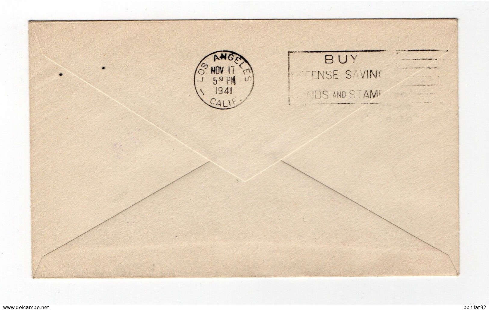 !!! 1ER COURRIER AERIEN TRANSPACIFIQUE LETTRE DE SUVA POUR NEW YORK DU 14/11/1941 - Fiji (...-1970)