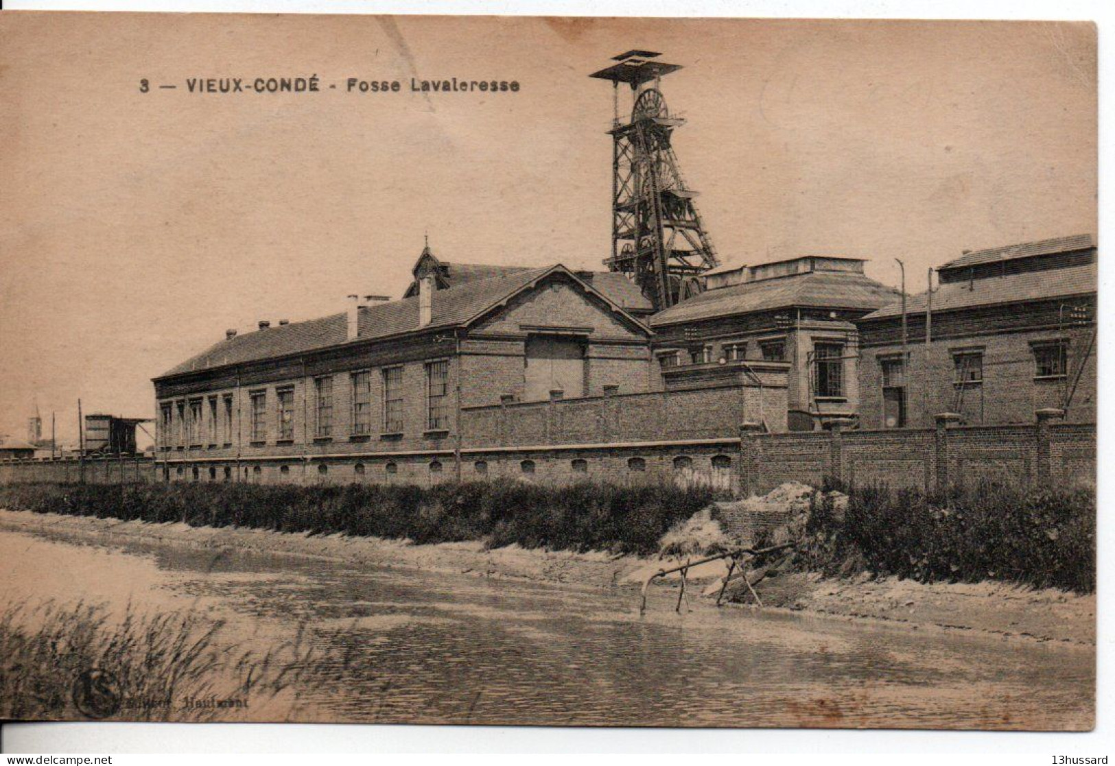 Carte Postale Ancienne Vieux Condé - Fosse Lavaleresse - Industrie, Mine - Vieux Conde