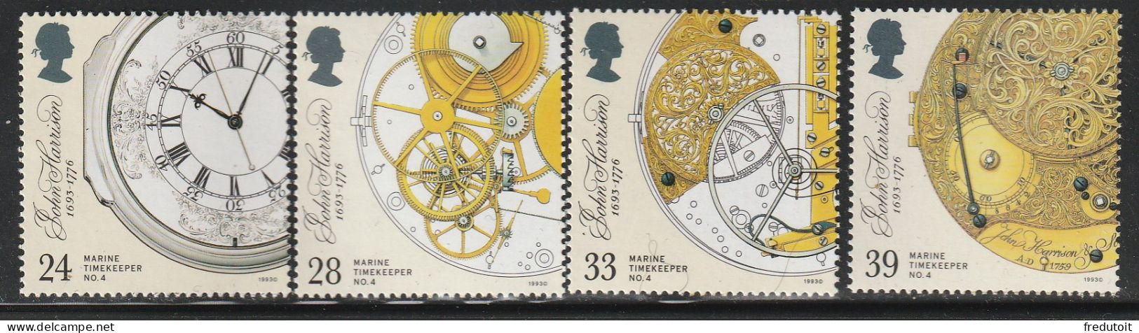 GRANDE BRETAGNE - N°1660/3 ** (1993) Horloger - Unused Stamps