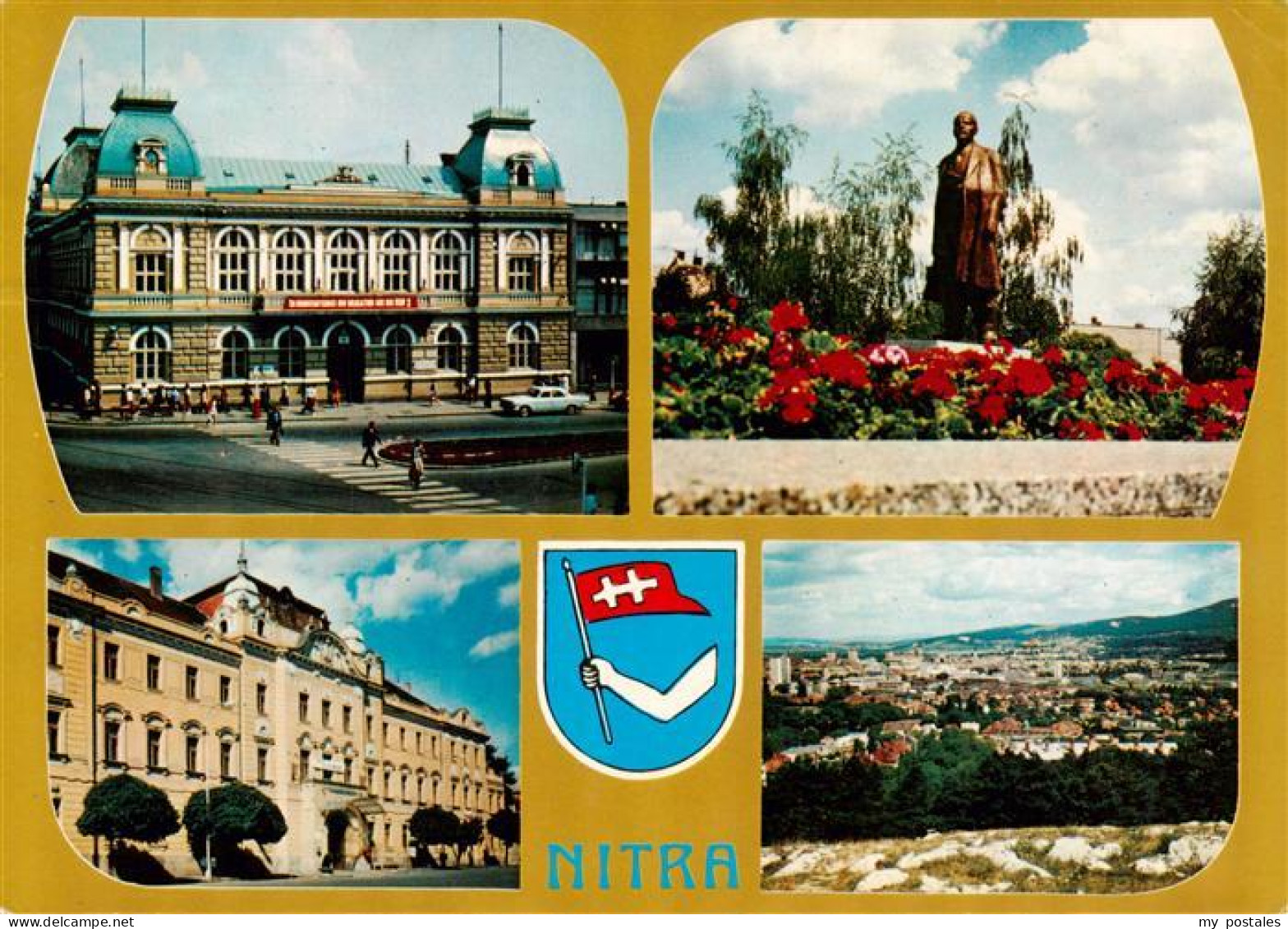 73939285 Nitra_Slovakia Budova Mestskeho Narodneho Vyboru Pomnik VI Lenina Krajs - Slowakije